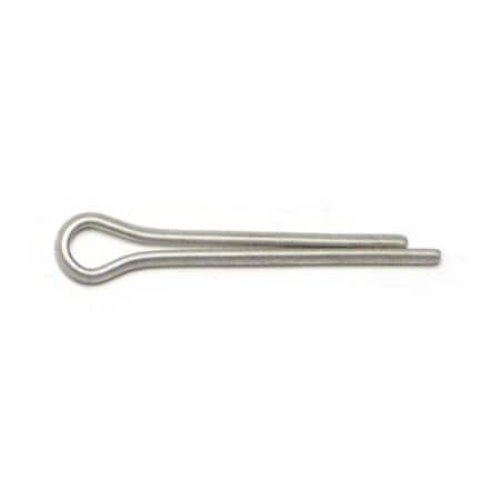 Midwest Fastener Cotter Pin, 1/8 in Dia, 1 in L, Stainless Steel 74847